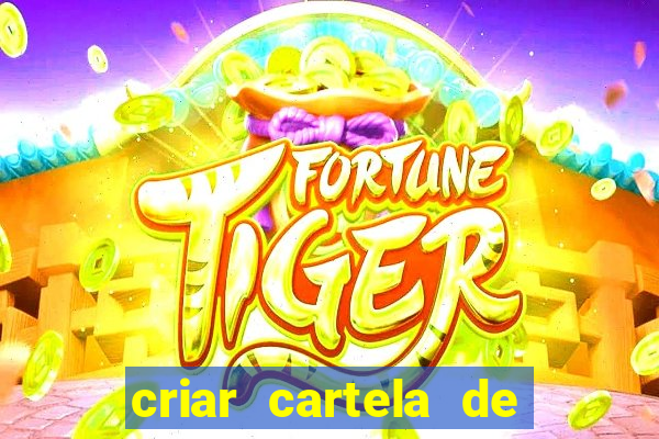 criar cartela de bingo no word